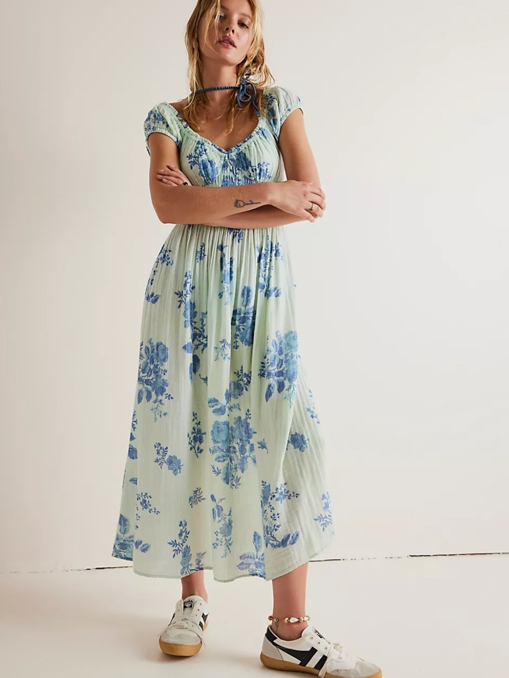 Free People Forget Me Not Midi Dress XL